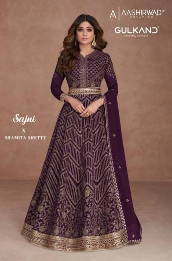 Sajni By Aashirwad Designer Partywear Readymade Gown Collection